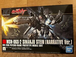Bandai Hobby HGUC Gundam NT Narrative Ver. Sinanju Stein HG 1/144 Model Kit USA