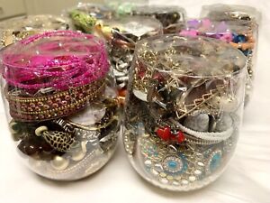 ALL Wearable Jewelry Jar ~Open Your Own Jewelry  JAR!  ~ NO JUNK ~ Treasure Hunt