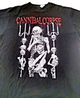 Cannibal Corpse Mutilated Black T-Shirt Size XL Candles Skeletons Tultex