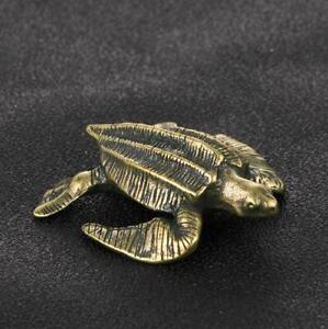 brass handmade statue casting tortoise Rare chinese collectable b