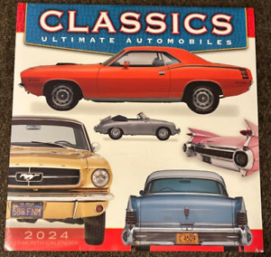 Classics Ultimate Autos 16-Month 2024 Calendar NEW Sealed In Plastic FREE SHIP!