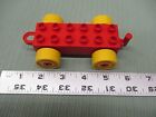 LEGO Duplo Train Car Flat Bed Zoo Parade Truck Vehicle part red body  wheel y