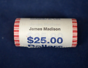 2007 James Madison Presidential $1 One Dollar Coin UNC Unopened Roll