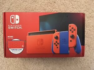 Brand New Nintendo Switch Mario Red & Blue Edition, RARE NEVER OPENED