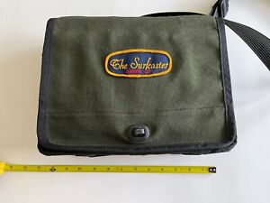 THE SURFCASTER  SURF PLUG LURES FISHING TACKLE BAG mint condition