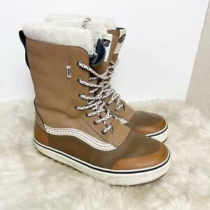 Vans Men’s Standard Snow  Winter Brown Boots Size 10.5