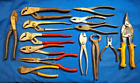 14 piece Pliers lot Mac Tools Corbin hose clamp, Craftsman, Line pliers, Fuller