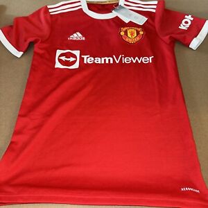 Adidas 2021/22 Manchester United Authentic Home Jersey Red Mens Size XL  NWT