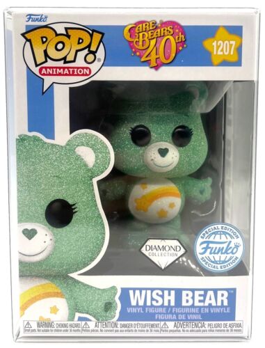 Funko Pop! Care Bears 40th Anniversary Wish Bear Diamond #1207 Special Edition