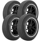 (QTY 4) 215/75R15 Hankook Kinergy ST H735 100T SL White Wall Tires