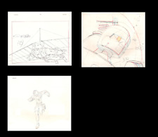 The Bots Master Production drawing original anime animation Dic No cel