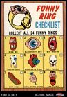 1966 Topps #15 Funny Ring Checklist 5 - EX