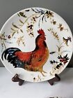 Williams Sonoma Black & Red Rooster Francais Marc Lacaze Salad Plate 2008