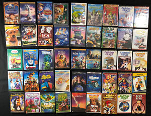 MIXED LOT 45+ DVD Cartoon Family Children Classic Animated Kid Disney Movies