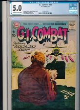 G.I. COMBAT 49 CGC 5.0 OWWp DC 1957 Grandenetti cover and art