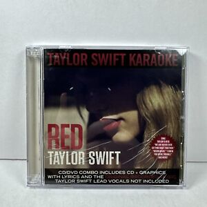 Red Karaoke by Taylor Swift (CD, 2013) Case Damage 2 Disc Set With DVD