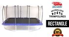 15' X 9' Skywalker Trampolines Rectangle Trampoline with Safety Enclosure Blue