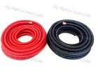 25 ft 4 Gauge AWG 12.5' RED / 12.5' BLACK Power Ground Wire Sky High Car Audio