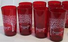 NEW Lot of 12 Red Acrylic 8oz/1cup BELVEDERE Red Vodka Cups Great for Parties!