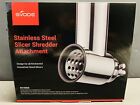 Stainless Steel Slicer Shredder Attachment for KitchenAid Stand Mixer