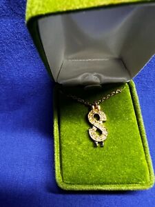 Sarah Coventry Dollar Sign Vintage Necklace
