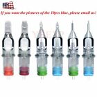 10/20pcs Disposable Tattoo Needle Cartridges Sterilized Round Liner Shaders US