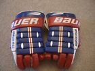 Excellent Condition Vintage Bauer Armour Foam 5-Roll Hockey Gloves 15