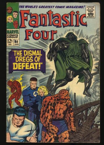 New ListingFantastic Four #58 FN 6.0 Doctor Doom! Jack Kirby Cover! Marvel 1967