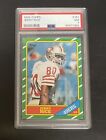 New Listing1986 Topps JERRY RICE Rookie Card RC #161 San Francisco 49ers 382 PSA 7