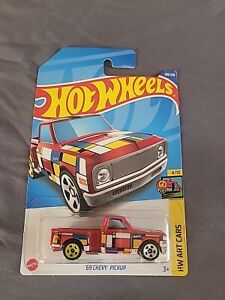 2021 Hot Wheels '69 Chevy Pickup #108 HW Art Cars 4/10