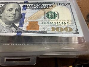 2009 A Fancy Serial Number 100 Dollar Bill 2 Four Of A Kinds