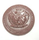 Antique Railway wax Company seal  stamp THE WARRINGTON AND STOCKPORT RAILWAY CO
