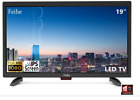 19 Inch TV, LED Widescreen TV with Digital ATSC Tuners HDMI/VGA/RCA/USB,