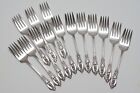 Wallace Rose Point Sterling Silver Salad Forks