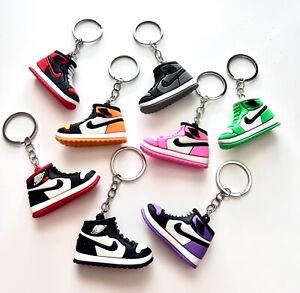Nike Air Jordan 3D Keychain Mini Shoe Assortment of Colors