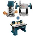 Router Table with Router and Plunge Base Kit 12 Amp Bosch Bench Top Tool NEW