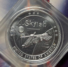 PROJECT SKYLAB MFA COIN BLENDED WITH FLOWN MISSION METAL CH BU