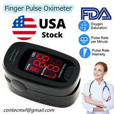Finger Pulse Oximeter Blood Oxygen Saturation Heart Rate Measuring SpO2 Monitor