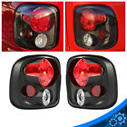 For 99-04 Chevy GMC Sierra Silverado Stepside Black Tail Lights Lamp Rear Brake (For: More than one vehicle)