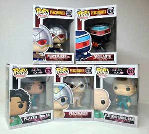 Funko Pop Television (LOT OF 5) Netflix Squid Game DC Peacemaker
