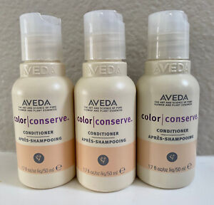 3 x Aveda Color Conserve Conditioner - NEW Travel Size 1.7oz each