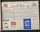 Lone Star Beer Poster Texas  Fisherman’s Tide Vintage Poster ‘90s