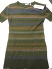 AKRIS PUNTO Mixed Stripe Merino Wool Pullover Chic Sweater Size 8 NWT $495 R13