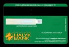 KAZAKHSTAN: used HALYK BANK VISA ELECTRON chip debit card HALYK Type 2