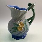 New ListingWeller Pottery Roba Ewer Pitcher Vase - Yellow Flowers Vintage