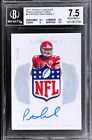 2017 Flawless Patrick Mahomes NFL SHIELD ROOKIE PATCH Logo AUTO RC 1/1 RPA