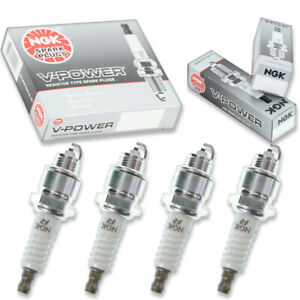 4 pc NGK 4536 XR45 V-Power Spark Plugs for WR9FPZ WR9FPY WR9FCZ WR9FCY we