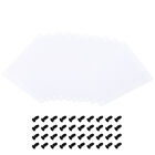 140mm Fan Dust Filter with Screw, 10 Pack PVC Dustproof Mesh Cover Guard, White