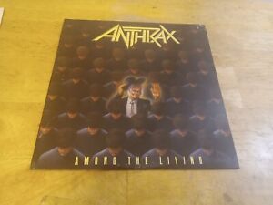 Anthrax Among The Living 90584-1 Vinyl 1997 Lp Mega force Island .ex