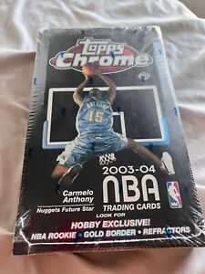 2003 Topps Chrome Basketball Sealed Hobby Box